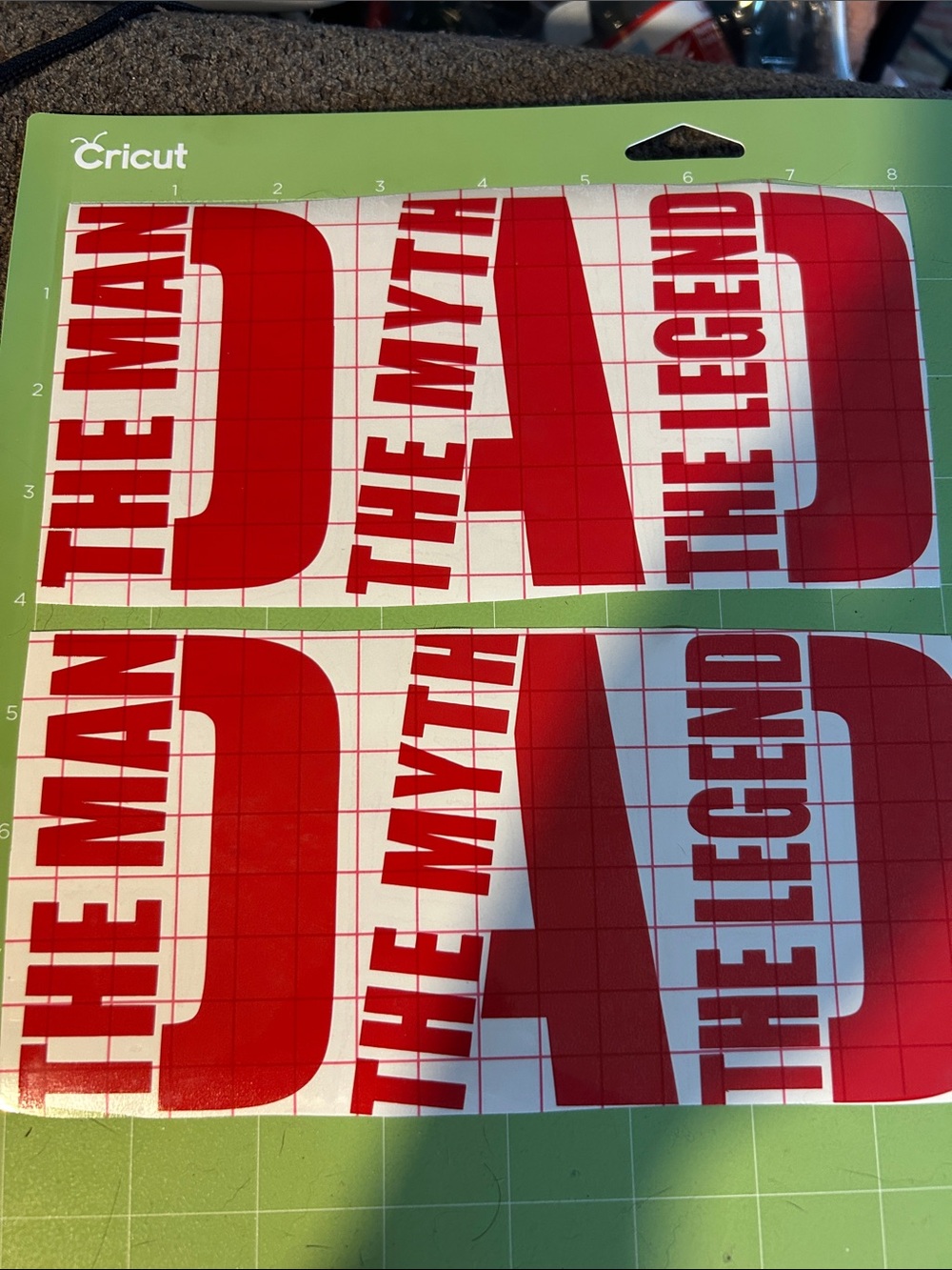 Cricut Dad Vinyl Decals Set